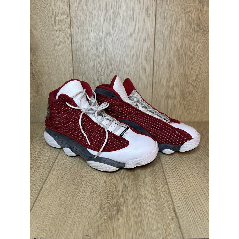 Authentic Rare Jordan 13 Retro Red Flint Red White Classic OG Men Size 9.5 - Picture 1 of 7